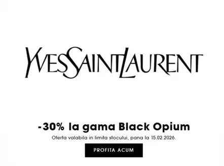 Catalog Sephora Cluj-Napoca | -30% la gama Black Opium | 2026-02-10T00:00:00.000Z - 2026-02-15T00:00:00.000Z