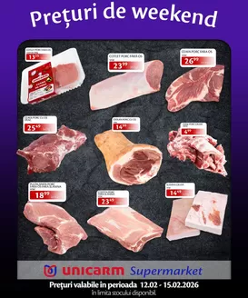 Catalog Unicarm București | Prețuri de weekend! | 2026-02-12T00:00:00.000Z - 2026-02-15T00:00:00.000Z