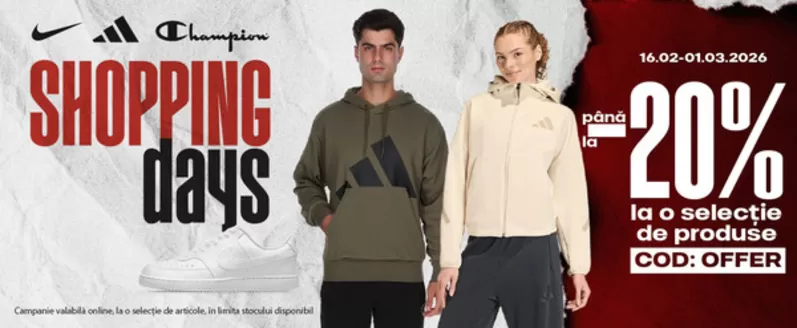 Catalog Sport Vision Bacău | Shopping Days | 2026-02-16T00:00:00.000Z - 2026-03-01T00:00:00.000Z