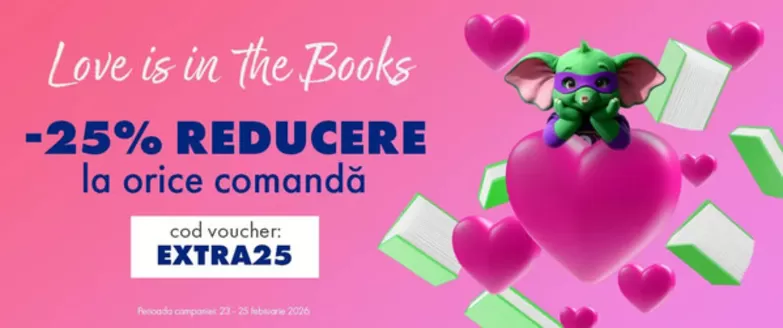 Catalog Elefant Tulcea | Love is in the Books | 2026-02-23T00:00:00.000Z - 2026-02-25T00:00:00.000Z