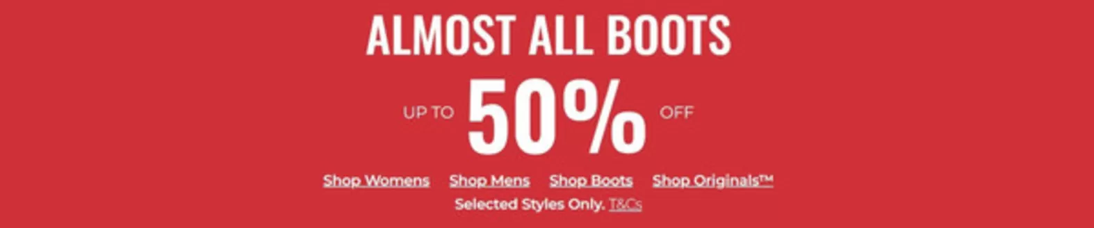 Catalog Clarks | ALMOST ALL BOOTS UP TO 50% OFF | 2026-02-24T00:00:00.000Z - 2026-03-09T00:00:00.000Z