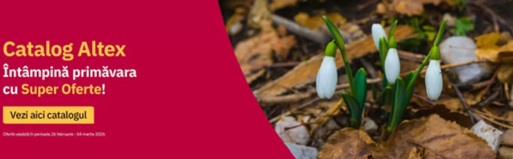 Catalog Altex București | Întâmpină primăvara cu Super Oferte! | 2026-02-26T00:00:00.000Z - 2026-03-04T00:00:00.000Z