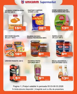 Catalog Unicarm Cluj-Napoca | Promoție de weekend | 2026-03-05T00:00:00.000Z - 2026-03-08T00:00:00.000Z