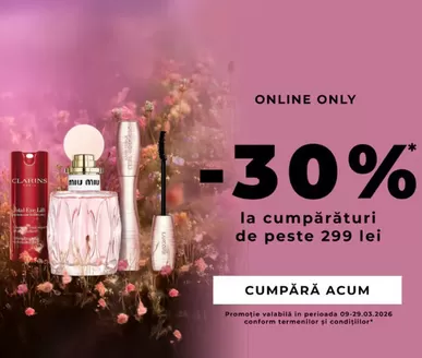 Catalog Marionnaud Constanța | -30% la cumpărături de peste 299 lei | 2026-03-09T00:00:00.000Z - 2026-03-29T00:00:00.000Z