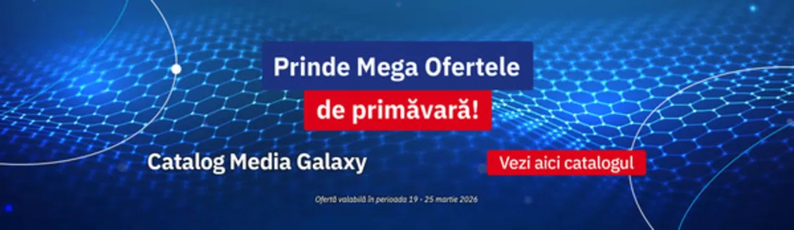Catalog Media Galaxy Râșnov | Prinde Mega Ofertele de primăvară! | 2026-03-19T00:00:00.000Z - 2026-03-25T00:00:00.000Z