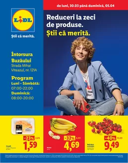 Catalog Lidl Făgăraș | de luni 30.03 până duminică 05.04 | 2026-03-30T00:00:00.000Z - 2026-04-05T00:00:00.000Z