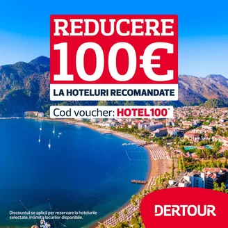 Catalog Dertour Timișoara | REDUCERE 100€ LA HOTELURI RECOMANDATE | 2026-03-26T00:00:00.000Z - 2026-04-08T00:00:00.000Z