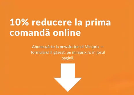 Catalog Miniprix Voluntari | 10% reducere la prima comandă online | 2026-03-26T00:00:00.000Z - 2026-04-08T00:00:00.000Z