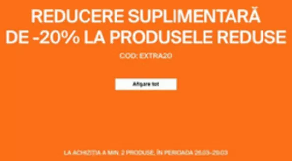 Catalog Mohito Voluntari | REDUCERE SUPLIMENTARĂ DE-20% LA PRODUSELE REDUSE | 2026-03-26T00:00:00.000Z - 2026-03-29T00:00:00.000Z