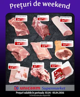 Catalog Unicarm Borșa | Prețuri de weekend! | 2026-04-02T00:00:00.000Z - 2026-04-05T00:00:00.000Z