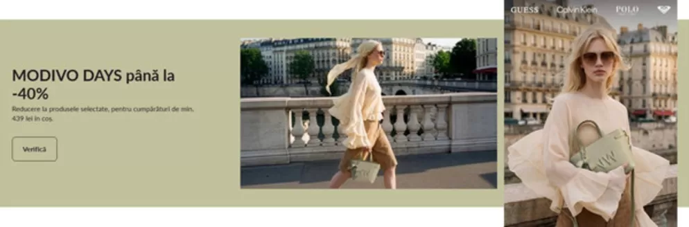 Catalog Modivo Babadag | MODIVO DAYS până la -40% | 2026-04-02T00:00:00.000Z - 2026-04-09T00:00:00.000Z