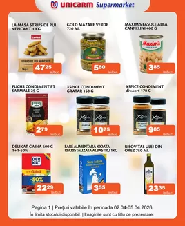 Catalog Unicarm Borșa | Promoție de weekend | 2026-04-02T00:00:00.000Z - 2026-04-05T00:00:00.000Z
