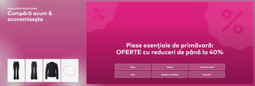 Catalog About You | OFERTE cu reduceri de până la 40% | 2026-04-03T00:00:00.000Z - 2026-04-05T00:00:00.000Z