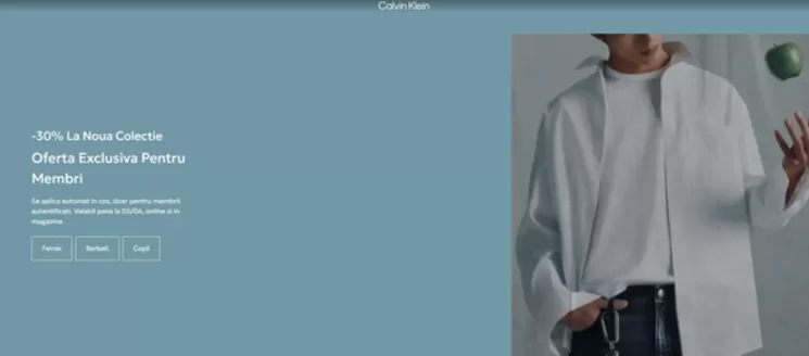 Catalog Calvin Klein | -30% La Noua Colectie | 2026-04-03T00:00:00.000Z - 2026-04-05T00:00:00.000Z