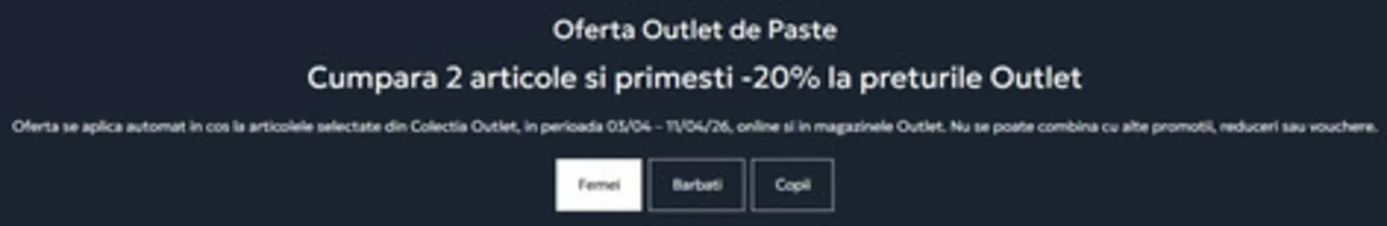 Catalog Calvin Klein | Oferta Outlet de Paste | 2026-04-08T00:00:00.000Z - 2026-04-11T00:00:00.000Z