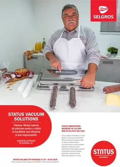 Catalog Selgros Lugoj | Status Vacuum Solutions | 2026-04-07T00:00:00.000Z - 2026-04-30T00:00:00.000Z