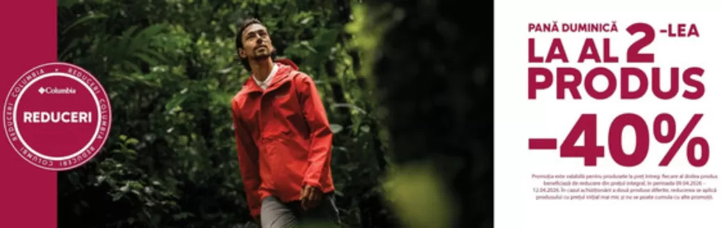 Catalog Columbia Ploiești | PANĂ DUMINICĂ LA AL 2 LEA PRODUS -40% | 2026-04-09T00:00:00.000Z - 2026-04-12T00:00:00.000Z