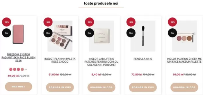 Catalog Inglot Carei | Oferta Inglot | 2026-04-10T00:00:00.000Z - 2026-05-03T00:00:00.000Z