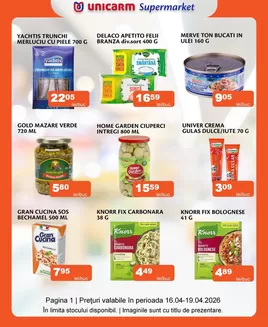 Catalog Unicarm Timișoara | Promoție de weekend | 2026-04-16T00:00:00.000Z - 2026-04-19T00:00:00.000Z
