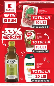Catalog Kaufland Onești | Economisiți acum cu ofertele noastre | 2026-04-22T00:00:00.000Z - 2026-04-28T00:00:00.000Z