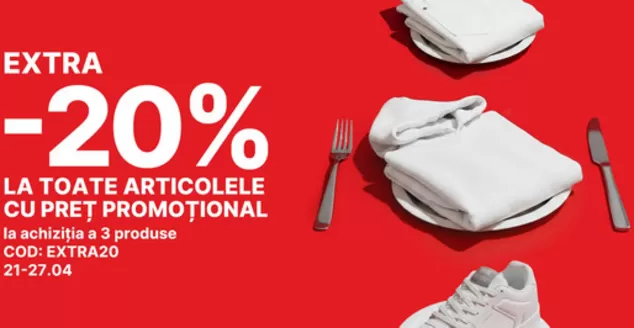 Catalog Cropp Buzău | Extra -20% la toate articolele cu preț promoțional | 2026-04-27T00:00:00.000Z - 2026-04-27T00:00:00.000Z