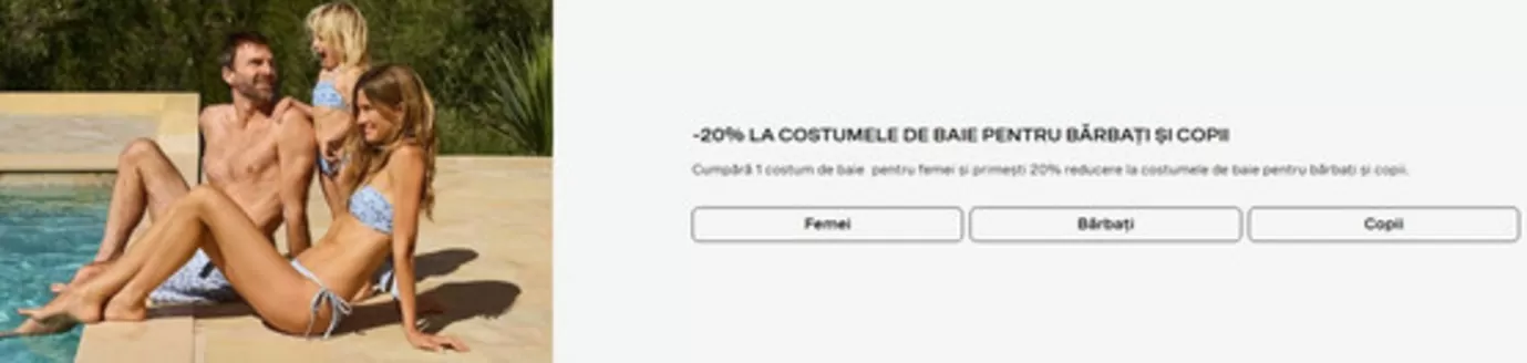 Catalog Calzedonia | -20% LA COSTUMELE DE BAIE PENTRU BĂRBAȚI ȘI COPII | 2026-05-05T00:00:00.000Z - 2026-05-18T00:00:00.000Z