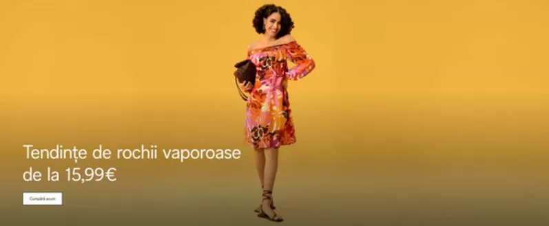 Catalog C&A | Tendințe de rochii vaporoase de la 15,99€ | 2026-05-05T00:00:00.000Z - 2026-05-18T00:00:00.000Z