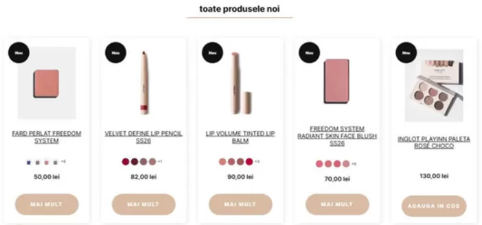 Catalog Inglot Valea lui Mihai | Toate produsele noi | 2026-05-11T00:00:00.000Z - 2026-05-24T00:00:00.000Z