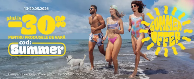 Catalog Sport Vision Podu Iloaiei | Până la -30% PENTRU PRODUSELE DE VARĂ | 2026-05-13T00:00:00.000Z - 2026-05-20T00:00:00.000Z