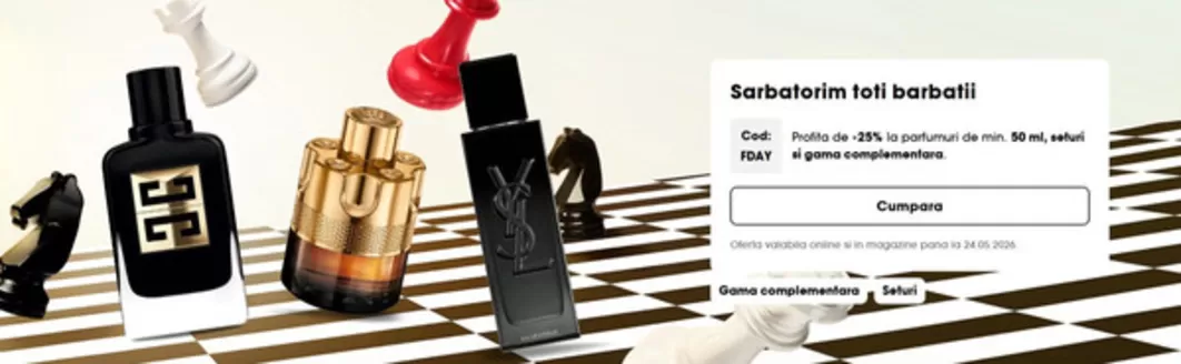 Catalog Sephora | Sarbatorim toti barbatii | 2026-05-21T00:00:00.000Z - 2026-05-24T00:00:00.000Z