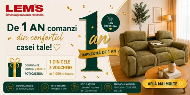 Catalog Lems | Promoții speciale actuale | 2026-05-12T00:00:00.000Z - 2026-06-07T00:00:00.000Z