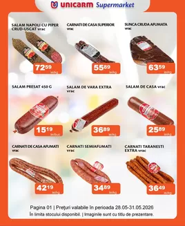 Catalog Unicarm Piatra Neamț | Promoție de weekend 28.05 - 31.05.2026 | 2026-05-28T00:00:00.000Z - 2026-05-31T00:00:00.000Z