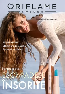 Catalog Oriflame Iași | ESCAPADELE ÎNSORITE | 2026-05-28T00:00:00.000Z - 2026-06-16T00:00:00.000Z
