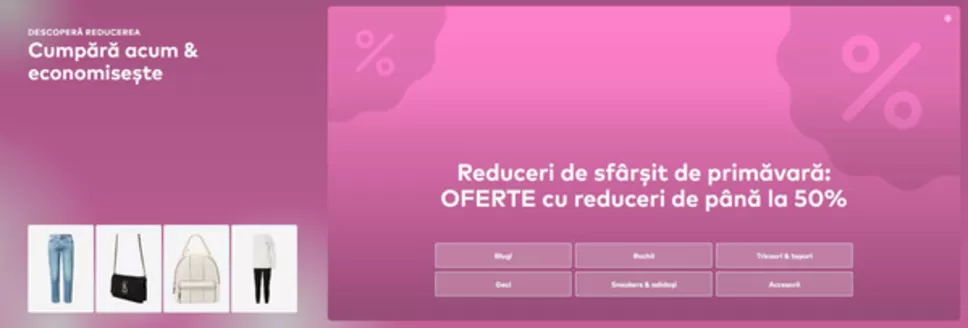 Catalog About You | Reduceri de sfârşit de primăvară până la 50% | 2026-05-28T00:00:00.000Z - 2026-06-01T00:00:00.000Z