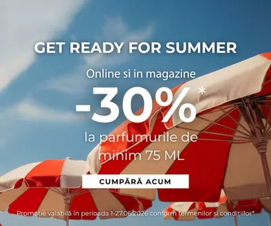 Catalog Marionnaud Satu Mare | GET READY FOR SUMMER -30% | 2026-06-01T00:00:00.000Z - 2026-06-27T00:00:00.000Z