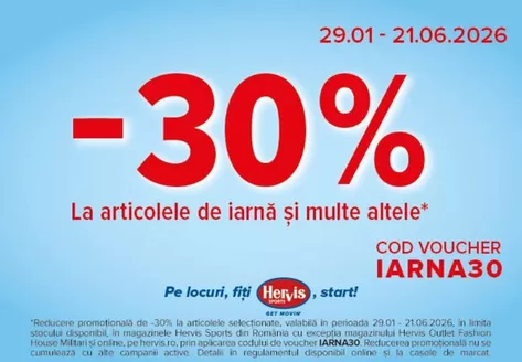 Catalog Hervis Săcele | Hervis Promoții | 2026-06-01T00:00:00.000Z - 2026-06-21T00:00:00.000Z
