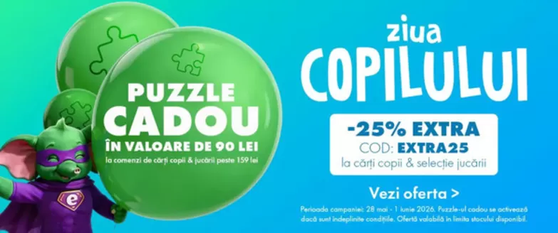 Catalog Elefant Sinaia | Ziua COPILULUI | 2026-06-01T00:00:00.000Z - 2026-06-01T00:00:00.000Z