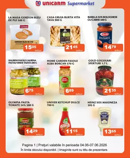 Catalog Unicarm Buftea | Promoție de weekend | 2026-06-04T00:00:00.000Z - 2026-06-07T00:00:00.000Z