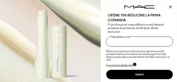 Catalog MAC Cosmetics | IA 15% LA PRIMA COMANDĂ | 2026-06-05T00:00:00.000Z - 2026-06-18T00:00:00.000Z