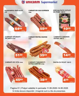Catalog Unicarm București | Promoție de weekend 11.06 - 14.06.2026 | 2026-06-11T00:00:00.000Z - 2026-06-14T00:00:00.000Z