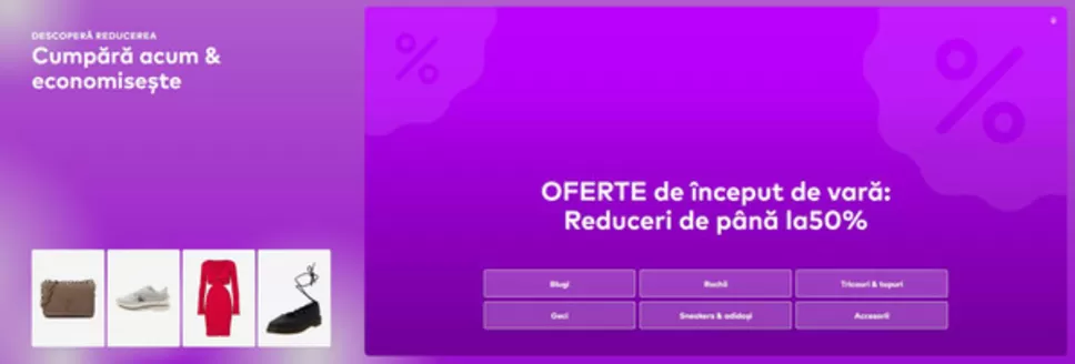 Catalog About You | OFERTE de început de vară Reduceri de până la 50% | 2026-06-12T00:00:00.000Z - 2026-06-14T00:00:00.000Z