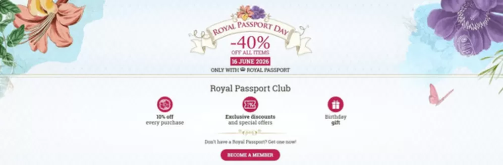 Catalog SABON Ovidiu | ROYALPASSPORT DAY -40% | 2026-06-16T00:00:00.000Z - 2026-06-16T00:00:00.000Z