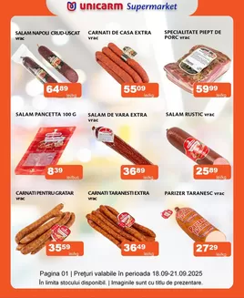 Catalog Unicarm | Promoție de weekend 18.06 - 21.06.2026 | 2026-06-18T00:00:00.000Z - 2026-06-21T00:00:00.000Z