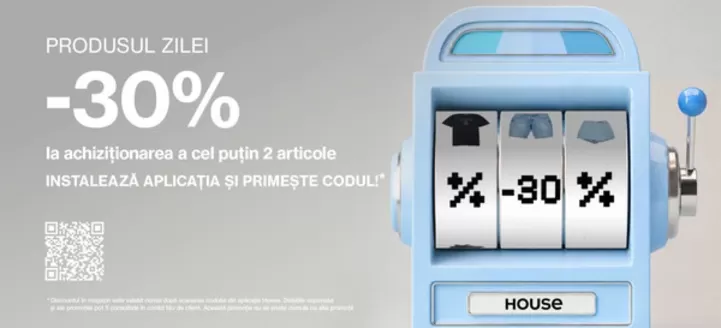 Catalog House Brand Râmnicu Vâlcea | PRODUSUL ZILEI -30% la achiziționarea a cel puțin 2 articole | 2026-06-17T00:00:00.000Z - 2026-06-23T00:00:00.000Z