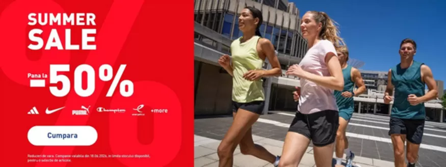 Catalog Intersport Buftea | SUMMER SALE Pana la -50% | 2026-06-18T00:00:00.000Z - 2026-07-01T00:00:00.000Z