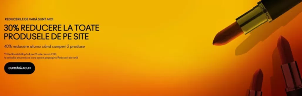 Catalog MAC Cosmetics Podu Iloaiei | 30% REDUCERE LA TOATE PRODUSELE DE PE SITE | 2026-07-03T00:00:00.000Z - 2026-07-25T00:00:00.000Z
