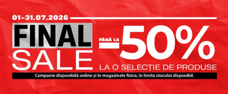 Catalog Sport Vision | Final Sale până la -50% | 2026-07-06T00:00:00.000Z - 2026-07-31T00:00:00.000Z