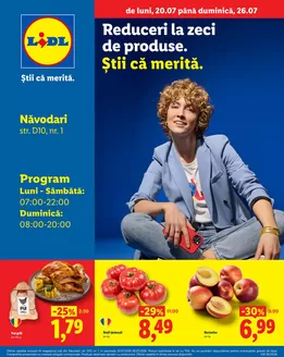 Catalog Lidl | de luni 20.07 până duminică 26.07 | 2026-07-20T00:00:00.000Z - 2026-07-26T00:00:00.000Z
