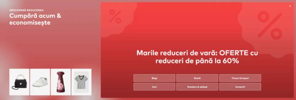 Catalog About You Măgurele | Marile reduceri de vară reduceri de până la 60% | 2026-07-17T00:00:00.000Z - 2026-07-19T00:00:00.000Z