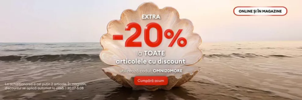 Catalog Sinsay Tismana | Sinsay Promoții | 2026-07-30T00:00:00.000Z - 2026-08-05T00:00:00.000Z